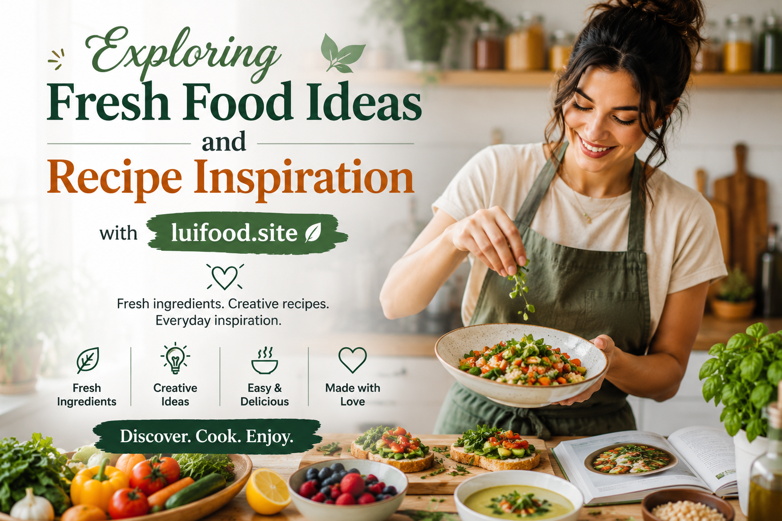 Exploring Fresh Food Ideas and Recipe Inspiration with luifood.site