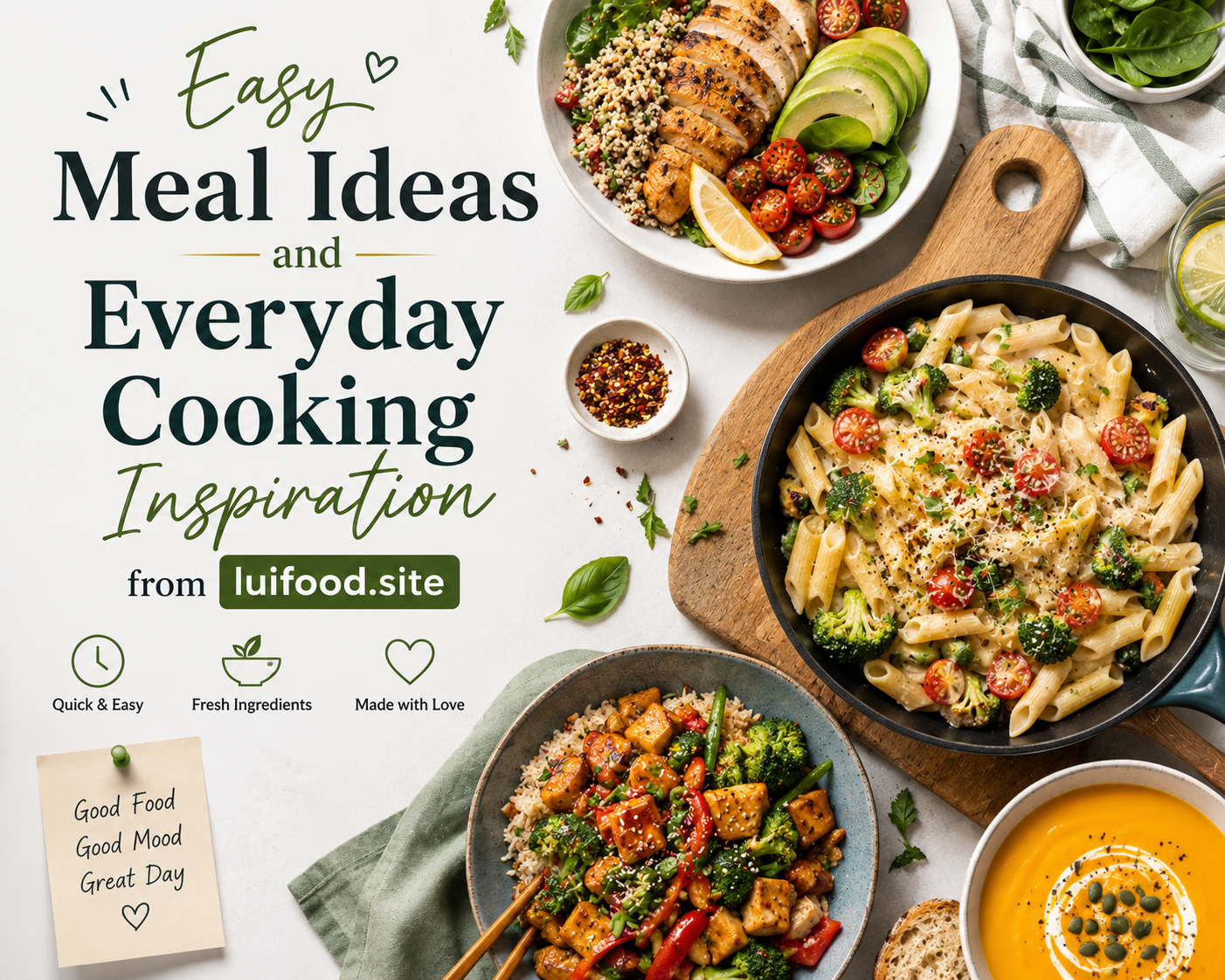 Easy Meal Ideas and Everyday Cooking Inspiration from luifood.site