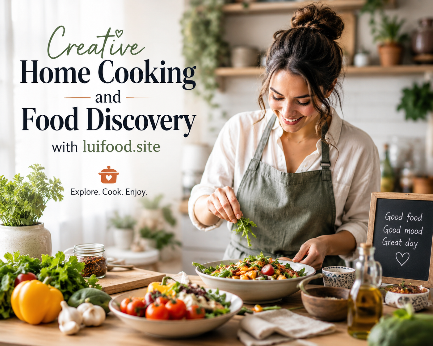 Creative Home Cooking and Food Discovery with luifood.site