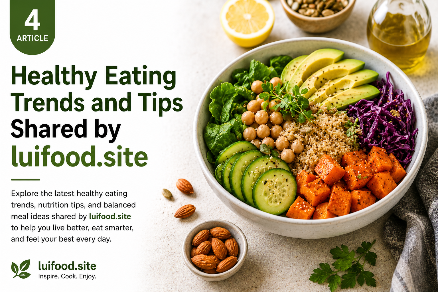 Healthy Eating Trends and Tips Shared by luifood.site
